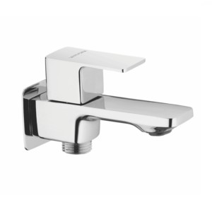 Varmora Quad 2 way bib cock with wall flange