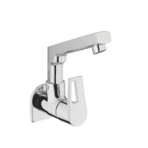Varmora Aero Sink cock with swivel spout & wall flange wall mounted