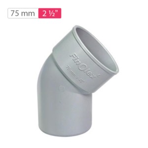Finolex Bend 45° 75mm Agriculture Fabricated
