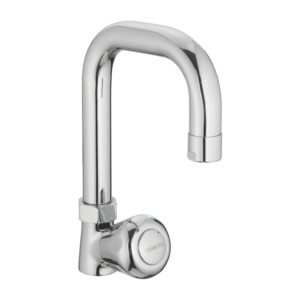 Varmora Eden Pro Swan neck tap with left hand operating knob