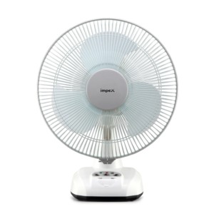 Impex Breeze D3 24W Rechargeable Fan 12inch sweep with 2pcs LED Night Lamp, 6V/4500mAh