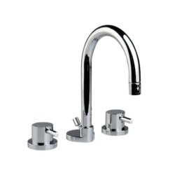 Jaquar Florentine 3-Hole Basin Mixer with Popup Waste System, 20mm Cartridge Size