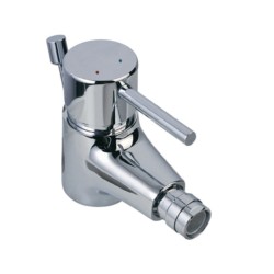 Jaquar Florentine Single Lever 1-Hole Bidet Mixer with Popup Waste System with 375mm Long Braided Hoses