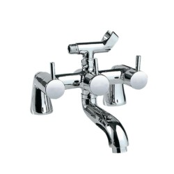 Jaquar Florentine Bath Tub Mixer (Exposed Adjustable Legs) with Telephone Shower Arrangement & Crutch