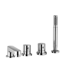 Jaquar Florentine 4-Hole Thermostatic Bath & Shower Mixer, Deck Mounted