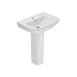 Jaquar Fonte 610x480x195mm Full Pedestal Wash Basin