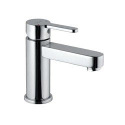Jaquar Fusion Single Lever Extended Basin Mixer Height 85mm without Popup Waste System with 450mm Long Braided Hoses