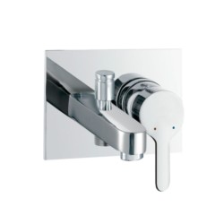 Jaquar Fusion Single Lever High Flow Bath Filler Concealed Body Wall Mounted Model with Bath Spout