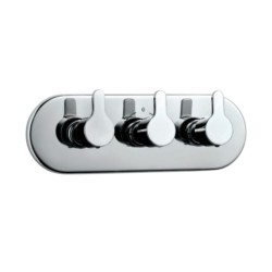Jaquar Fusion Concealed 4-Way Divertor Set with Hot & Cold Concealed Stop Cock with Built-in Non-Return Valves