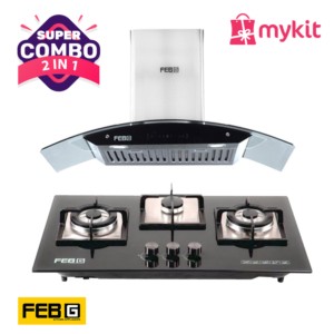 FebG Sonata SS 90cm Hood and Accura 38 75cm Gas Stove