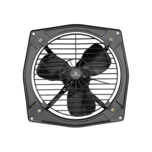 Ottomate Flow Metal 12inch LD 300mm 1050CMH 1300RPM 55W 3 Blade Metal Exhaust Fan Black