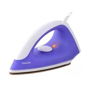 Philips 750W Golden Non stick Soleplate 1.6M cord Purple Dry Iron