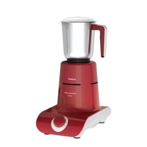 Havells Maxx Grind Nv Mixer Grinder With 3 Jar 500W White & Cherry
