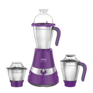 Havells Gracia Plus Mixer Grinder With 3 Jar 750W Purple