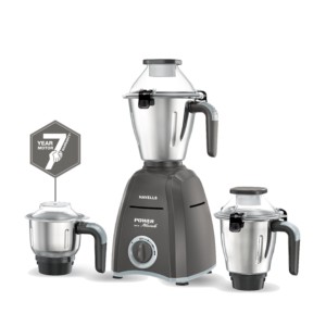 Havells Power Hunk Mixer Grinder With 3 Jar 800W Grey