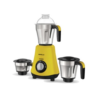 Havells Hydro Mixer Grinder With 3 Jar 750W Yellow