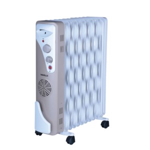 Havells Ofr 9 Wave Fins Room Heater With Fan 2500W Beige