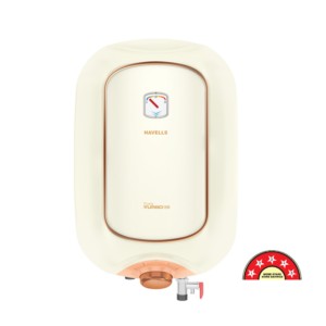 Havells Puro Dx Electric Water Heater 10L Ivory Pink 2Kw