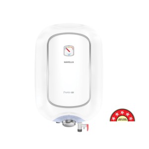 Havells Puro Dx Electric Water Heater 15L White Blue 2Kw