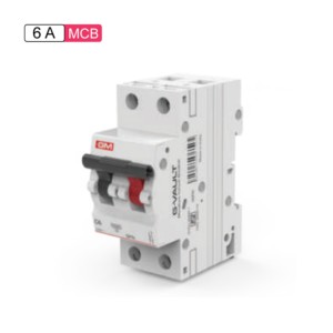 GM G-Vault MCB 6A SPN C Curve Series