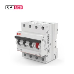 GM G-Vault MCB 6A TPN C Curve Series