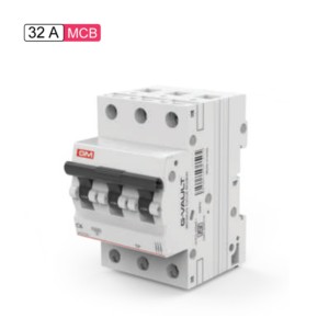 GM G-Vault MCB 32A TP C Curve Series