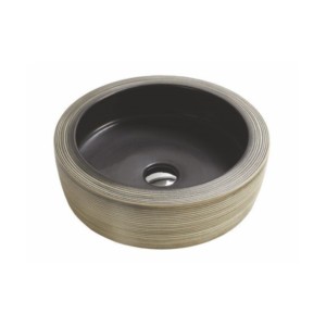 Somany Gemma 410x410x140mm Table Top Wash Basin With Chrome Plated Pop up Waste Coupling
