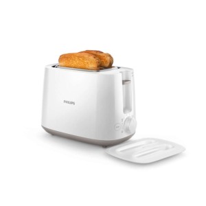 Philips 830W 2 slot Pop up Toaster with dust cover Black