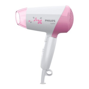 Philips Hair Dryer 1200W White with pink