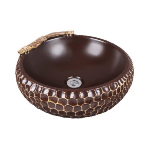 Simpolo Isola 907 - 430x430x160mm Hand Crafted Wash Basin