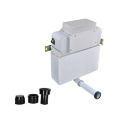 Jaquar Single Piece Concealed Cistern Body (Front or Top Actuation) with Installation Kit & “P-Type” drain pipe connection set for Wall Hung WC