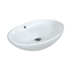 Jaquar JDR 630x425x160mm White Table Top Wash Basin