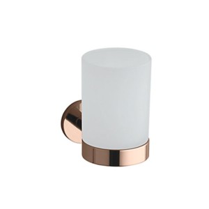 Kohler Stillness Tumbler & holder rose gold