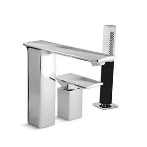 Kohler Stance Deck-mount single-control bath faucet with diverter Polished chrome