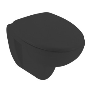 Kohler Patio Wall Hung Water Closet with Quiet Close Seat Cover Black