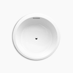 Kohler Evok Round drop-in bath White