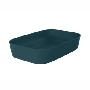 Kohler ModernLife Edge 600mm edge vessel Wash Basin without faucet hole Peacock