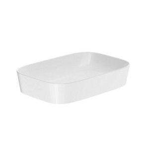 Kohler ModernLife Edge 600mm edge vessel Wash Basin without faucet hole White