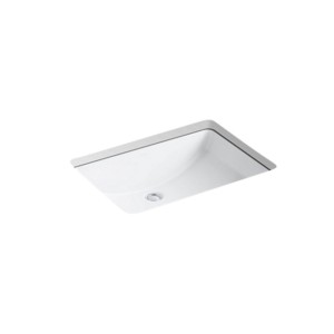 Kohler Ladena 581x402mm undercounter Wash Basin White