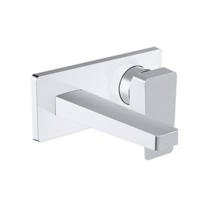 Kohler Hone Single-control wall mount basin faucet trim Polished chrome