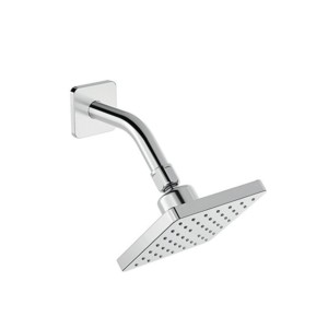 Kohler Parallel Square showerhead with shower arm Polished chrome