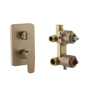 Kohler Aleo Aqua Turbo 360 trim + AT 360 valve brushed bronze