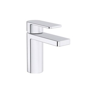 Kohler Parallel Single-control basin faucet with drain Polished chrome