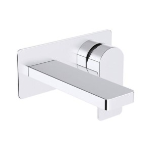 Kohler Parallel Single-control wall mount basin faucet trim Polished chrome