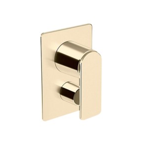 Kohler Parallel Recessed bath and shower trim with diverter french gold