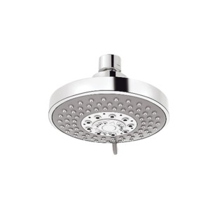 Kohler Rain Duet Multifunction geometric showerhead without shower arm Polished chrome