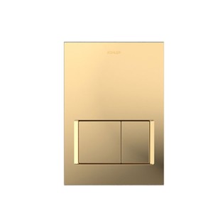 Kohler Soft Press Pneumatic faceplate in french gold