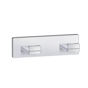 Kohler Complementary Square double robe hook Polished chrome