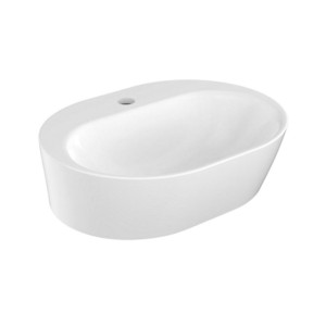 Kohler Span Round vessel with single faucet hole White