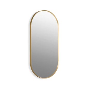 Kohler Essential 501x1016mm Capsule Mirror Brushed Gold